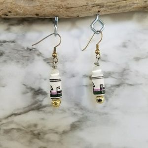 🌹Vintage ceramic earrings